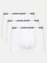 Guess Jeans Komplet 3 par bokserek M4BZ48 K6YW1 Biały. Białe bokserki męskie Guess Jeans, m, z aplikacjami, z bawełny. Za 159.99 zł.