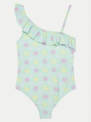 Guess Strój kąpielowy J5GZ45 MC052 Błękitny. Niebieskie stroje kąpielowe dla dziewczynek Guess, z aplikacjami, z syntetyku. Za 129.99 zł.