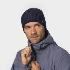 Czapka trekkingowa Alex XL. Niebieskie czapki i kapelusze męskie Eisbar, bez wzorów, z dzianiny, klasyczne. Za 179.99 zł.