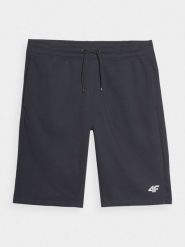 4F Spodenki casual męskie - granatowe XL. Niebieskie krótkie spodenki sportowe męskie 4f, l, bez wzorów, z bawełny. Za 99.99 zł.