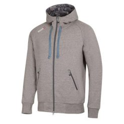 Bluza z kapturem męska Ocun Hoodie Zipper. Szare bluzy sportowe męskie Ocun, m, bez wzorów, z kapturem, trekkingowe. Za 339.99 zł.
