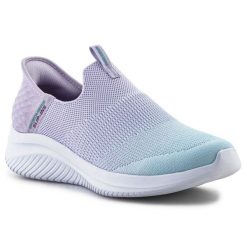 Buty Skechers Ultra Flex 150183-LVTQ fioletowe. Fioletowe obuwie sportowe damskie bez wzorów, trekkingowe. Za 613.11 zł.
