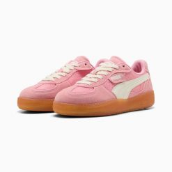 Buty sportowe damskie Puma PALERMO MODA VINTAGE 39882406. Czerwone obuwie sportowe damskie Puma, bez wzorów, z gumy. Za 269.94 zł.