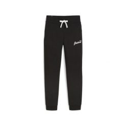 Spodnie sportowe damskie Puma Ess+ Script. Czarne obuwie sportowe damskie Puma, m, bez wzorów, z dresówki, na fitness i siłownię. Za 322.00 zł.