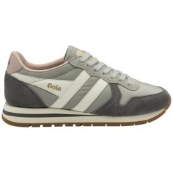 Damskie zamszowe buty sportowe Gola Daytona Chute. Szare obuwie sportowe damskie Gola, bez wzorów, z nylonu, do biegania. Za 417.00 zł.