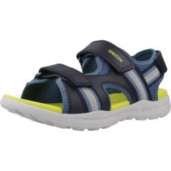 Sandały GEOX J VANIETT BOY Niebieski. Niebieskie sandały męskie Geox, z syntetyku, bez zapięcia. Za 189.99 zł.