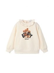 Mayoral Bluza 4430 Écru Regular Fit. Bluzy dla dziewczynek Mayoral, bez wzorów, z bawełny, bez ramiączek, bez kaptura. Za 119.99 zł.