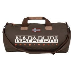 Torba podróżna Napapijri Bering 3. Brązowe torby na ramię męskie Napapijri, bez wzorów, z bawełny, na ramię, małe. Za 492.50 zł.