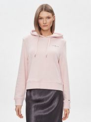Tommy Hilfiger Bluza 1985 WW0WW40274 Różowy Relaxed Fit. Czerwone bluzy damskie Tommy Hilfiger, l, bez wzorów, z syntetyku, bez kaptura. Za 649.99 zł.