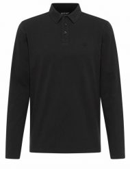 Męski Longsleeve Mustang Style Portis Jet Black 1016881 4188. Czarne bluzki z długim rękawem męskie Mustang, m, bez wzorów, bez kołnierzyka. Za 119.99 zł.