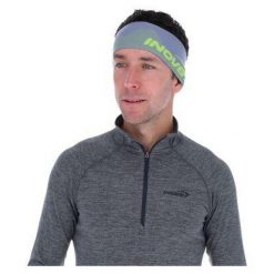 Opaska do biegania Inov-8 Race Elite Headband - grey/lime. Szare czapki i kapelusze damskie Inov-8, bez wzorów, sportowe. Za 76.99 zł.