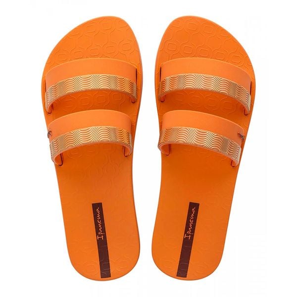 Klapki Ipanema Mesh Slide Fem Damskie. Brązowe klapki damskie Ipanema, bez wzorów, z materiału, eleganckie, bez obcasa. Za 166.99 zł.