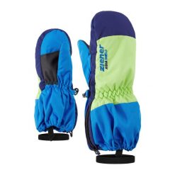 Rękawiczki dziecięce Ziener Levi AS Minis. Niebieskie rękawiczki dziecięce Ziener, bez wzorów. Za 139.99 zł.