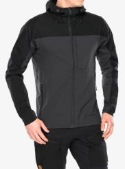 Kurtka męska Fjallraven Abisko Midsummer Jacket. Czarne kurtki męskie Fjällräven, m, bez wzorów, z bawełny, bez kaptura. Za 819.49 zł.