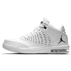 Buty do chodzenia męskie Nike Jordan Flight Origin 4. Białe buty sportowe męskie Nike, z materiału, za kostkę, bez zapięcia, do koszykówki. Za 605.00 zł.