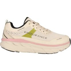 Buty damskie Endurance Salia. Białe obuwie sportowe damskie Endurance, bez wzorów, z materiału, do biegania. Za 242.50 zł.
