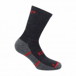 Skarpetki z wełny merino CMP. Białe skarpety męskie CMP, bez wzorów, z materiału. Za 120.00 zł.