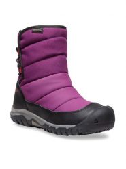 Keen Śniegowce Puffrider Wp 1027958-1 Fioletowy. Fioletowe buty zimowe dziewczęce Keen, bez wzorów, ze skóry, bez zapięcia. Za 419.99 zł.