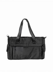 Damska torebka crossbody z przegrodą na laptopa 13'' – czarna 16L Meatfly. Czarne torby na laptopa damskie Meatfly, bez wzorów, z materiału, biznesowe, bez dodatków. Za 237.99 zł.