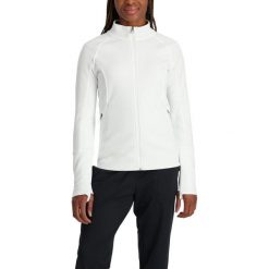 Damska bluza Spyder Bandita. Białe bluzy damskie Spyder, xs, bez wzorów, z polaru, sportowe, bez kołnierzyka, bez ramiączek, bez kaptura. Za 649.00 zł.