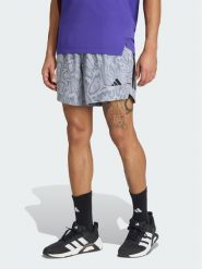 Adidas Szorty sportowe D4T Primelift Aop KT5268 Szary Regular Fit. Szare krótkie spodenki sportowe męskie Adidas, m, bez wzorów, z syntetyku, na fitness i siłownię. Za 219.99 zł.