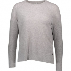Sweter w kolorze jasnoszarym. Szare swetry damskie Mustang, z okrągłym kołnierzem. W wyprzedaży za 86.95 zł.