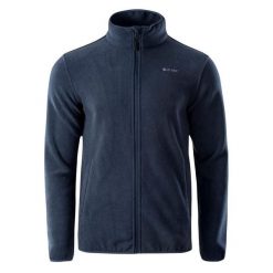 Bluza Polarowa Męska Zoe II. Niebieskie bluzy męskie Hi-tec, na zimę, m, bez wzorów, z polaru, bez kaptura. Za 117.99 zł.