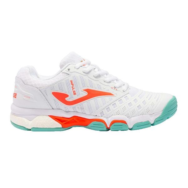 Buty Kobieta Joma Impulse biały. Białe obuwie sportowe damskie Joma, bez wzorów, do siatkówki. W wyprzedaży za 307.55 zł.