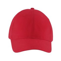 Czapka Z Daszkiem Z 6 Panelami Słonecznymi. Czerwone czapki i kapelusze damskie SOL'S, bez wzorów. Za 26.99 zł.
