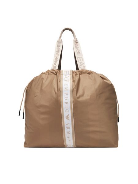 EA7 Emporio Armani Torebka 7W000359 AF13709 U6155 Beżowy. Brązowe torebki do ręki damskie EA7 Emporio Armani, bez wzorów, z materiału, bez dodatków. Za 339.99 zł.
