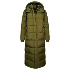 Damska długa kurtka Superdry Ripstop. Zielone kurtki damskie Superdry., l, z aplikacjami, z nylonu, bez kaptura. Za 607.75 zł.
