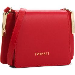 Torebka TWINSET - Tracolla Piccola AA8PGB Papavero 00456. Czerwone listonoszki damskie Twinset, ze skóry. W wyprzedaży za 669.00 zł.