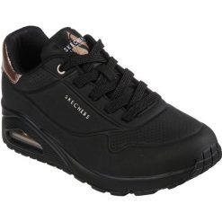 Buty sportowe damskie Skechers Uno Golden Air. Czarne obuwie sportowe damskie Skechers, bez wzorów, z gumy, trekkingowe, Skechers Sport. Za 404.00 zł.