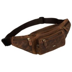 Saszetka męska Peterson PTN 2506-NSH brązowa. Brązowe saszetki męskie ze skóry. Za 174.99 zł.