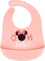 Mickey Mouse Minnie Mouse - Śliniak z kieszenią (Indigo dreams). Niebieskie śliniaki dla dzieci Mickey Mouse, bez wzorów. Za 40.54 zł.