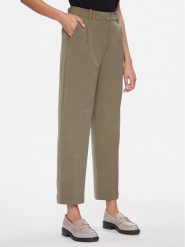 Vero Moda Spodnie materiałowe Britney 10299824 Beżowy Tapered Fit. Brązowe spodnie materiałowe damskie Vero Moda, bez wzorów, z materiału. Za 169.99 zł.