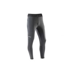 Spodnie do biegania RUN WARM+ męskie. Spodnie sportowe męskie KALENJI, l, bez wzorów, z elastanu, do biegania. Za 79.99 zł.