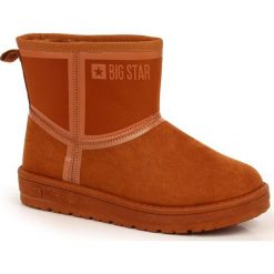Śniegowce na platformie Big Star W INT1751A camel brązowe. Brązowe śniegowce i trapery damskie z materiału. Za 217.00 zł.