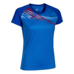 Damski jersey Joma Elite X. Niebieskie koszulki sportowe damskie Joma, bez wzorów, z jersey, bez kołnierzyka, bez ramiączek, do biegania. W wyprzedaży za 149.95 zł.