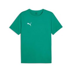 Koszulka Puma Team Rise Matchday. Zielone koszulki sportowe męskie Puma, l, bez wzorów, bez kołnierzyka, bez ramiączek, na fitness i siłownię. Za 126.50 zł.