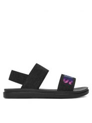 Nelli Blu Sandały CSS20370-00A Czarny. Czarne sandały dziewczęce Nelli Blu, z materiału, bez zapięcia. Za 69.99 zł.