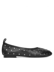 Badura Baleriny HEATHER-LT249060-56 Czarny. Czarne baleriny damskie Badura, bez wzorów, ze skóry, bez obcasa. Za 299.99 zł.