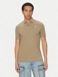 G-Star Raw Polo Dunda D11595-5864 6057 Khaki Slim Fit. Brązowe koszulki polo męskie G-Star, m, bez wzorów, z bawełny, retro, bez ramiączek. Za 161.99 zł.
