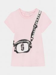 Marc Jacobs Sukienka codzienna W60145 M Różowy Regular Fit. Czerwone sukienki dla dziewczynek Marc Jacobs, bez wzorów, z bawełny, bez ramiączek. Za 319.99 zł.