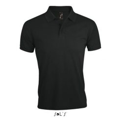 Polo Sol's Prime. Czarne koszulki polo męskie SOL'S, m, bez wzorów, z bawełny, bez ramiączek. Za 137.50 zł.