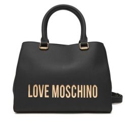 Torebka LOVE MOSCHINO. Czarne torebki do ręki damskie Love Moschino, bez wzorów, klasyczne, bez dodatków. Za 829.99 zł.