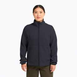 Bluza polarowa damska Jack Wolfskin Lite Curl Full Zip. Niebieskie bluzy damskie Jack Wolfskin, s, bez wzorów, z materiału, bez kaptura. Za 399.99 zł.