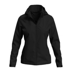 Kurtka Damska Lux Soft Shell. Czarne kurtki sportowe damskie Stedman, s, bez wzorów, bez kaptura, trekkingowe. Za 271.99 zł.
