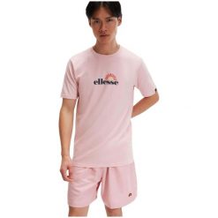 Koszulka męska Ellesse Trea. Czerwone koszulki sportowe męskie Ellesse, m, bez wzorów, bez kołnierzyka, bez ramiączek, trekkingowe. Za 109.99 zł.