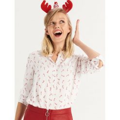Wzorzysta koszula - Bordowy. Koszule damskie marki SOLOGNAC. Za 39.99 zł.